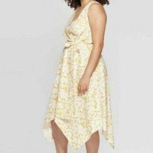 Ava & Viv faux wrap dress NWOT